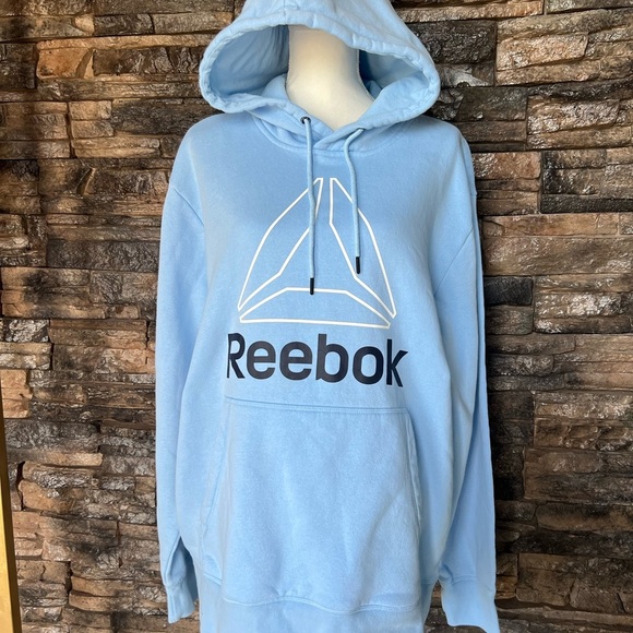 Reebok Light Blue Pullover with Logo - Picture 4 of 9